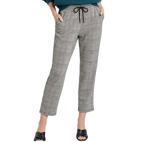 a new day Pants - A New Day Women's High-Rise Knit Drawstring Ankle Pull-On Pants size M